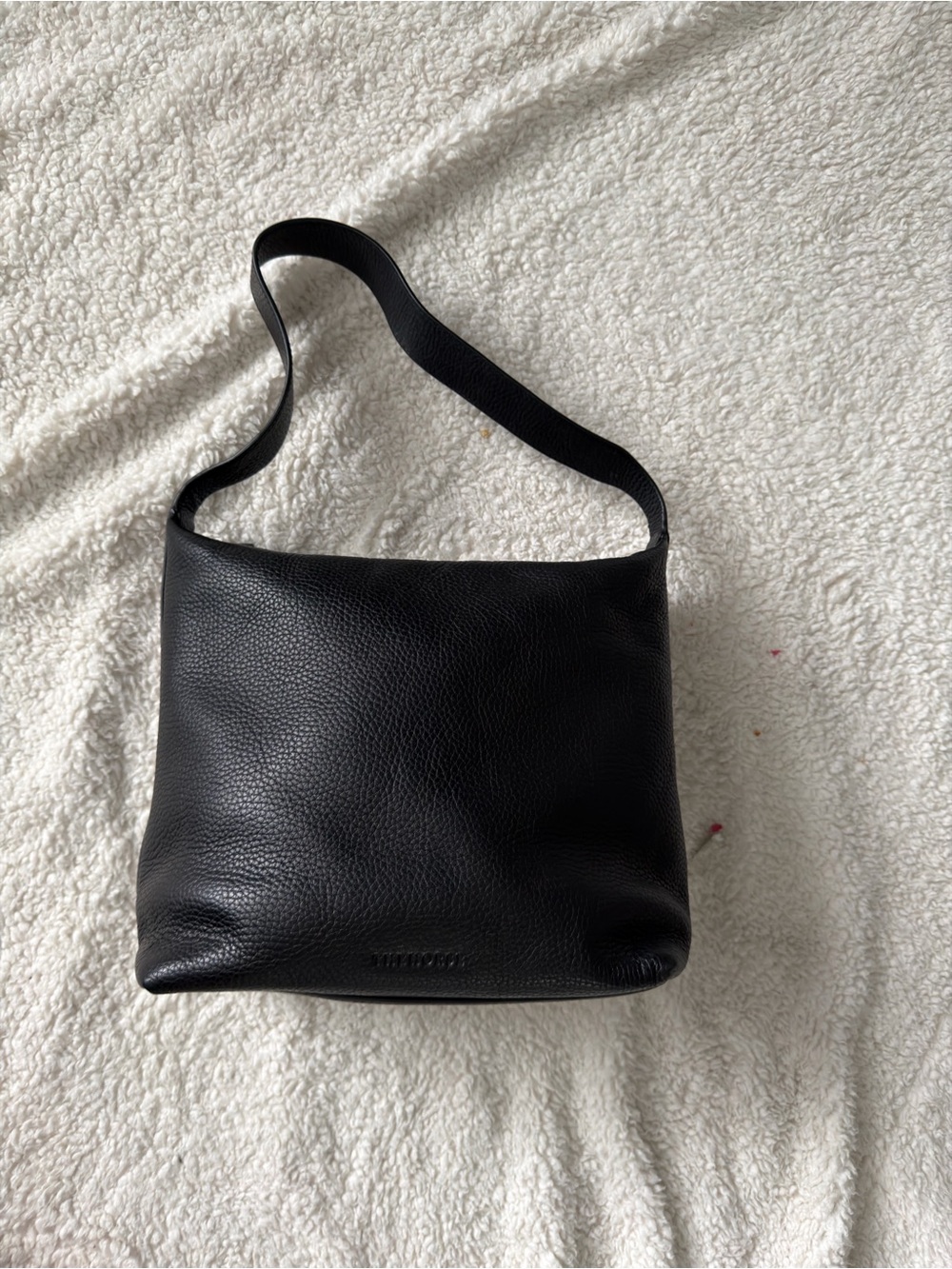 The Horse Black Pebbled Leather Shoulder Bag - Picture 2 of 11